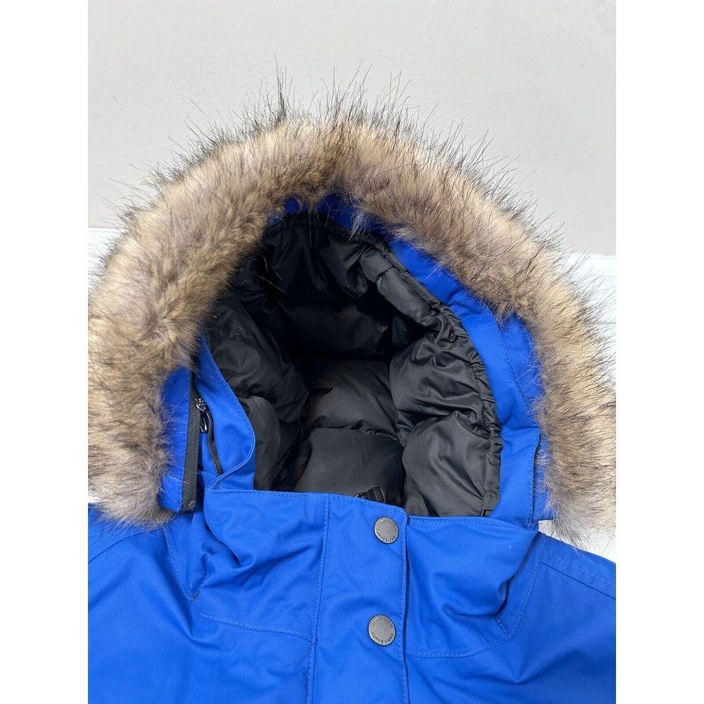 Women's Eddie Bauer Superior III Down Parka Jacket Winter Coat Blue SZ XXL - Picture 5 of 13